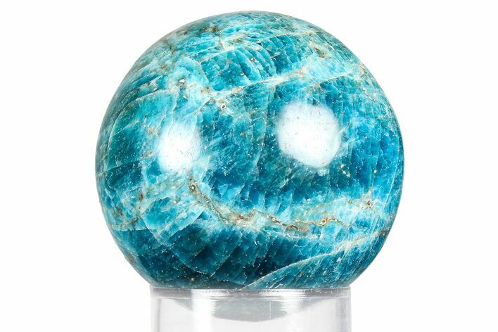 Bright Blue Apatite Sphere - Madagascar #367100